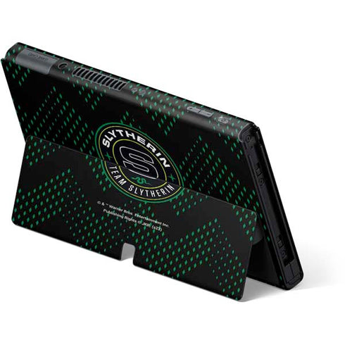 Wizarding Worlds Harry Potter Team Slytherin Nintendo Switch OLED (2021) Skin